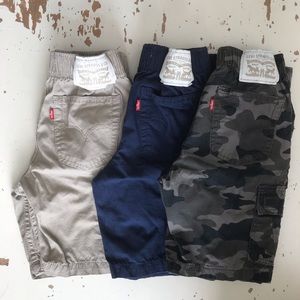 Levi’s Elastic Waist Shorts for Boys - Bundle of 3
